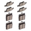 D853 D779 Front And Rear Disc Brake Pad Set For Chrysler Crossfire 2004 2008 Mercedes Benz Slk320 2002 With Hardware 