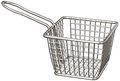 American Metalcraft Frys443 Stainless Steel Square Fry Baskets 4-inch Silver 