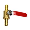 Ocsparts Mtlb-6 3 8 Brass Barb X Ball Valve Lead Free 0 1875 Id