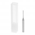 Uxcell Square Nose End Mill 1mm Solid Carbide Long Reach Cnc Router Bits 2 Flutes Milling Cutter With Extended Neck 16mm