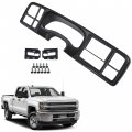Labwork Double Din Truck Dash Kit Replacement For 1999-2002 Silverado Sierra Gm Full-size Matte Black Gmk346tb
