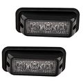 Red 3 Led Car Flash Light Emergency Strobe Warning Lights 2 Pack For Cars Suv Vans And Trucks 12-24v Waterproof Drl0102-red 