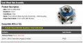 Front Wheel Hub And Bearing Assembly Compatible With 2014-2016 Chevy Impala Limited Fwd Abs Brakes