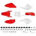 Pro Bat 7 Pcs Plastic Fender Kit Pit Bike Crf 70 Crf70 Fairings Body Set White Red 
