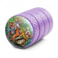 Bengal Tiger Family Valve Stem Caps For Tire Rim Wheel Aluminum Purple