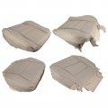 Autokay Driver Passenger Bottom Top Seat Cover Fits For Honda Accord 2008-2012-tan