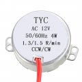 Uxcell Metal Gear Electric Synchronous Motor Ac 12v 1 3-1 5rpm 50-60hz Ccw Cw 4w