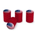 Betsy Ross 1776 American Flag Tire Rim Wheel Aluminum Valve Stem Caps Red Metal Air Covers For Cars Trucks And Rvs 4 Pack 0 55 