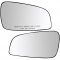 Ocpty Side View Mirror Glass Replacement Fit 2008-2012 For Chevy Malibu 07-09 Saturn Aura Diagonal 8-1 4 Inch Left And Right Oe