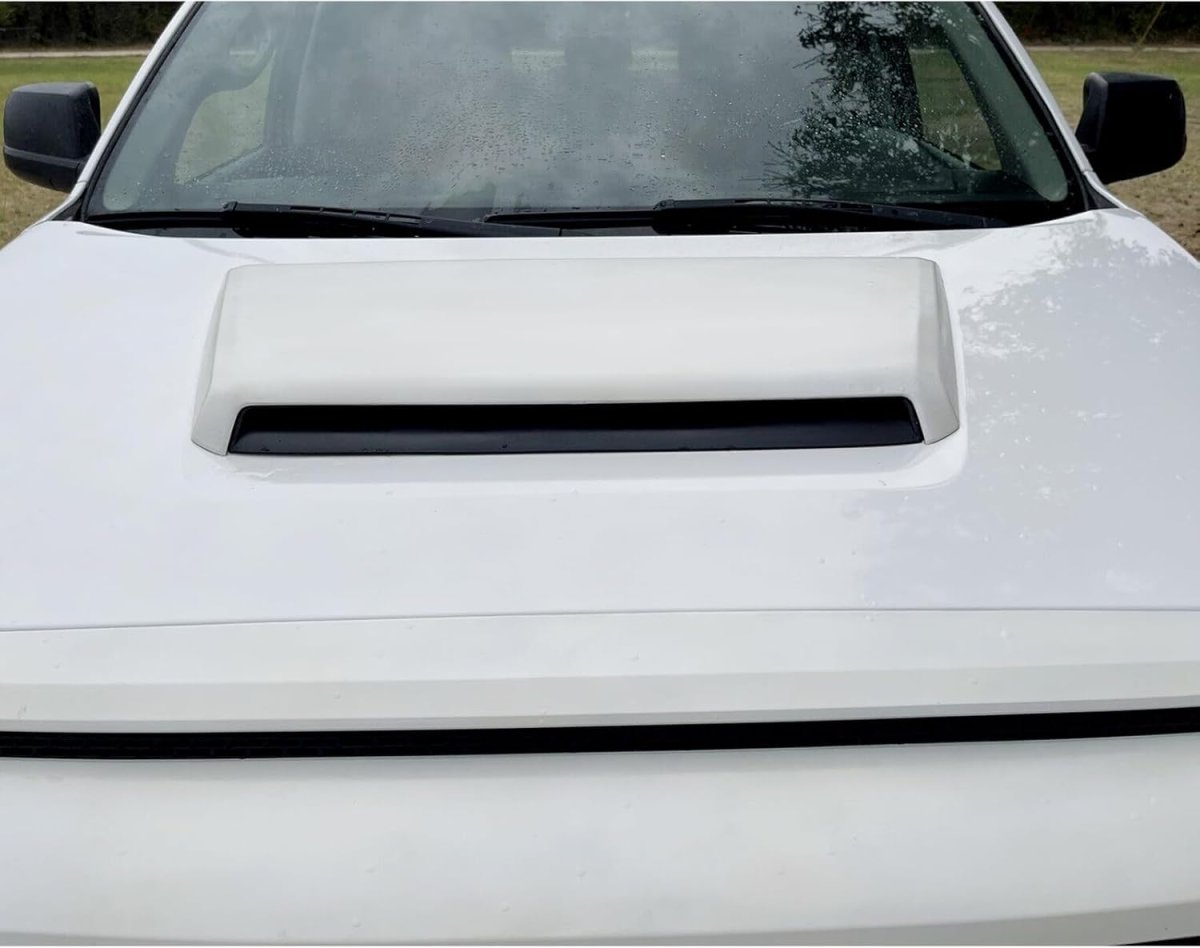 Hecasa Hood Scoop Bulge Kit For 2014-2021 Toyota Tundra Require Painting Upper Cover Assembly Replacement 76183-34010