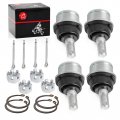 4pcs Ball Joint Kit For Yamaha Grizzly 350 400 450 Big Bear Kodiak Bruin Rhino 660 700 37s-23549-01-00 