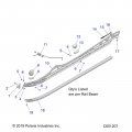 Timbersled Polaris Slides Lower Profile 74 In Gloss Black Genuine Oem Part 5522144-070 Qty 1