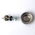 Alise 20 Pcs 4 5 Dia Sus 304 Stainless Steel Decorative Mirror Screws Cap Cover Nailsbrushed Finish
