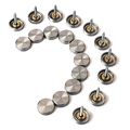 Alise 20 Pcs 4 5 Dia Sus 304 Stainless Steel Decorative Mirror Screws Cap Cover Nailsbrushed Finish
