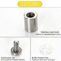 20 Packs Sign Standoff Screws Stainless Steel Advertising Nail Wall Mounts Glass Acrylic For Artwork