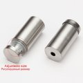 20 Packs Sign Standoff Screws Stainless Steel Advertising Nail Wall Mounts Glass Acrylic For Artwork