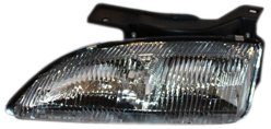 Chevrolet Cavalier Driver Side Headlight Assembly 20-3019-00 Clear Plastic Lens With Special Coating And Led Light Source