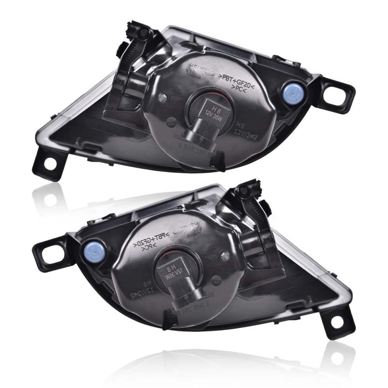 Fog Lights Driving Lamps W Bulbs Clear Pair For 2008 2009 2010 Bmw 5 Series Base Models 63177177711 Neblineros Para Autos