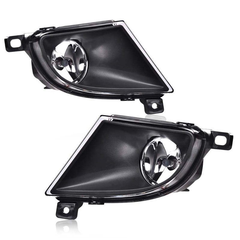 Fog Lights Driving Lamps W Bulbs Clear Pair For 2008 2009 2010 Bmw 5 Series Base Models 63177177711 Neblineros Para Autos