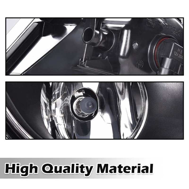 Fog Lights Driving Lamps W Bulbs Clear Pair For 2008 2009 2010 Bmw 5 Series Base Models 63177177711 Neblineros Para Autos