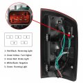 Hecasa Tail Light Compatible With 02-06 Dodge Ram 1500 03-06 2500 3500 Taillight Lamp Signal Brake W Bulbs And Wiring Harness