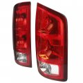 Hecasa Tail Light Compatible With 02-06 Dodge Ram 1500 03-06 2500 3500 Taillight Lamp Signal Brake W Bulbs And Wiring Harness