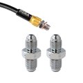 2x Steel Brake Adapter Male To Fittings For Clutch Lines M10 X 1 0 Metric 10mm 3an -3 An3