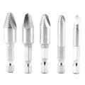 Qiilu Nut Splitter 12pcs Set Rusted Damaged Bolt Screw Extractor Remover Tool