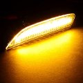 Eparts 2pcs Amber Led Front Side Marker Light For 2016 2017 2018 2019 2020 2021 Mazda Mx-5 Miata Clear Lens 