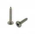 Stainless Steel Truss Head Wood Screws 8 X 1 In Phillips Drive Fine Deep Thread With Sharp Point Bcp96 100 Pack 