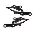 Hood Hinge Pair For Toyota 4runner 2003 2004 2005 Driver And Passenger Side Black Steel Replacement Lx1236102 Lx1236103 