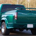 Chevy Gmc C K-series Gmt400 High Mount Led 3rd Brake Cargo Light Black Housing Clear Lens