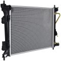 Aluminum Radiator Complete For 2012-2017 Accent Kia Rio