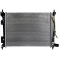 Aluminum Radiator Complete For 2012-2017 Accent Kia Rio