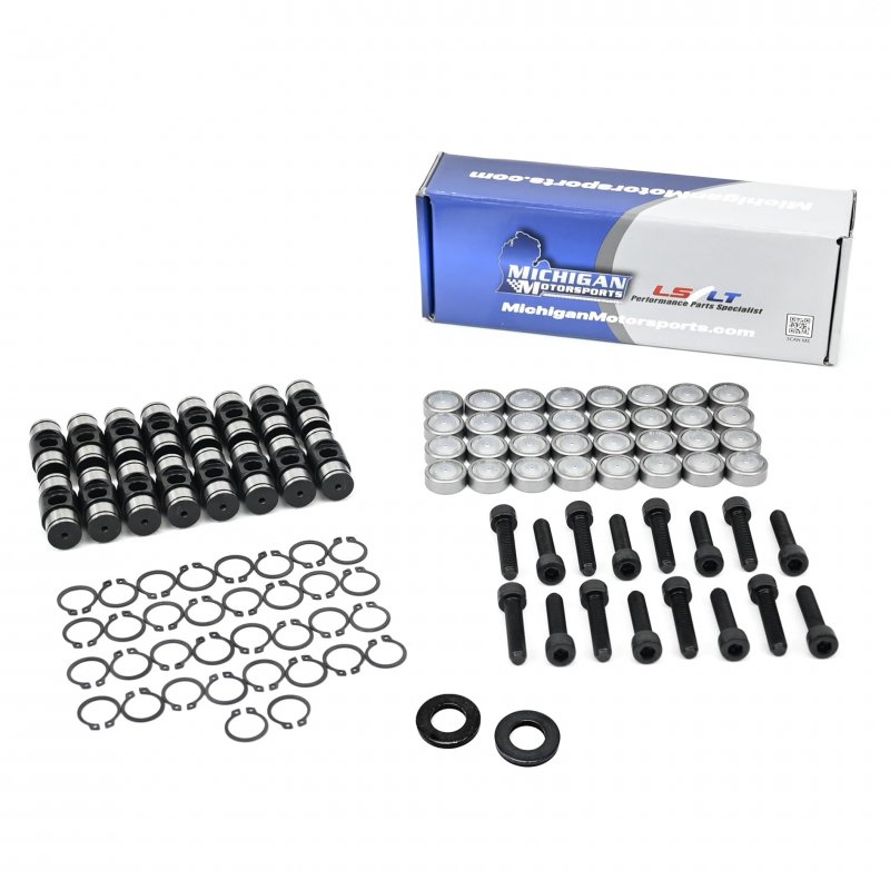 Michigan Motorsports Gen V Lt Rocker Arm Trunion Upgrade Kit Specific To Lt1 Lt4 Lv3 L83 L86