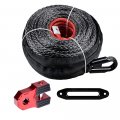 92 Synthetic Winch Rope Protective Sleeve Rubber Guard Flat Towing Hook Shackle 10 Bolt Mount 5 8 Cnc Hawse 