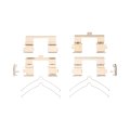 Disc Brake Hardware Set Front For Nissan Rogue Select 2014 2015 Alx-pau-df-340-67038-cla12 Standard Style Black 