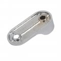 Uxcell Wardrobe Closet Clothes Hanging 19mm Dia Rail Rod End Supports Silver Tone 8pcs