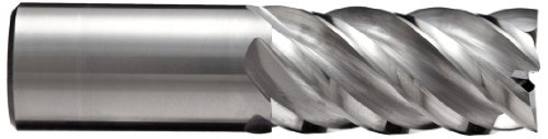 2 Overall Length Bright 5 Flutes Finish 0.25 Cutting Diameter Uncoated YG-1 E5066 Carbide Square Nose End Mill 45 Deg Helix Non-Center Cutting 0.25 Shank Diameter 2 Overall Length 0.25 Cutting Diameter 0.25 Shank Diameter YG-1 Tool Company 