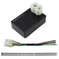 Pro Bat Dc 6-pin Cdi Module With 4 2 Pins Cable Wire Harness Plug For Gy6 50cc 125cc 150cc Atv Go Kart Moped Scooter Wheeler 