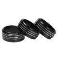 Ac Knob Cover Trims For Subaru Forester 2014 2018 Crosstrek Xv 2013 2017 Impreza 2016 Wrx Sti 2015 2020 Black Aluminum Alloy 3 