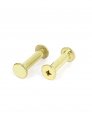 Uxcell Scrapbook Leather Brass Plated 5x20mm Binding Chicago Screw Post 20pcs
