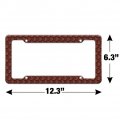 Dragon Scales Pattern License Plate Tag Frame