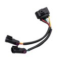 Projector Headlight Conversion Harnesses For Ram Truck 2009 To 2018 Quad Housing Replacement 2 Pcs Set With Turn Signal