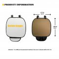 Glenlcwe Leopard Animal Print Car Seat Cushion Pads Classic Women Front Covers Non Slip 2pcs For Home Auto
