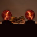 G-plus Universal 12v Magnetic Towing Light Kit Tail Lights Turn Signal Lamp 20 55lb Strength Red Amber