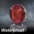 G-plus Universal 12v Magnetic Towing Light Kit Tail Lights Turn Signal Lamp 20 55lb Strength Red Amber