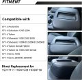 Hecasa Center Console Lid Compatible With 2007-2014 Chevy Avalanche Silverado Suburban Tahoe Yukon Sierra Replacement For
