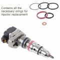 Diesel Fuel Injector 0r9350 O Ring Seal Kit For Cat Caterpillar 3126b 7 2l Cyl Engine 1998 To 2002 Set Of 6 Replaces 0r9348