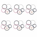 Diesel Fuel Injector 0r9350 O Ring Seal Kit For Cat Caterpillar 3126b 7 2l Cyl Engine 1998 To 2002 Set Of 6 Replaces 0r9348